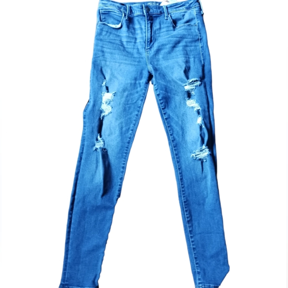 Thrashed Abercrombie Simone High-rise Super Skinny Jeans Size 10